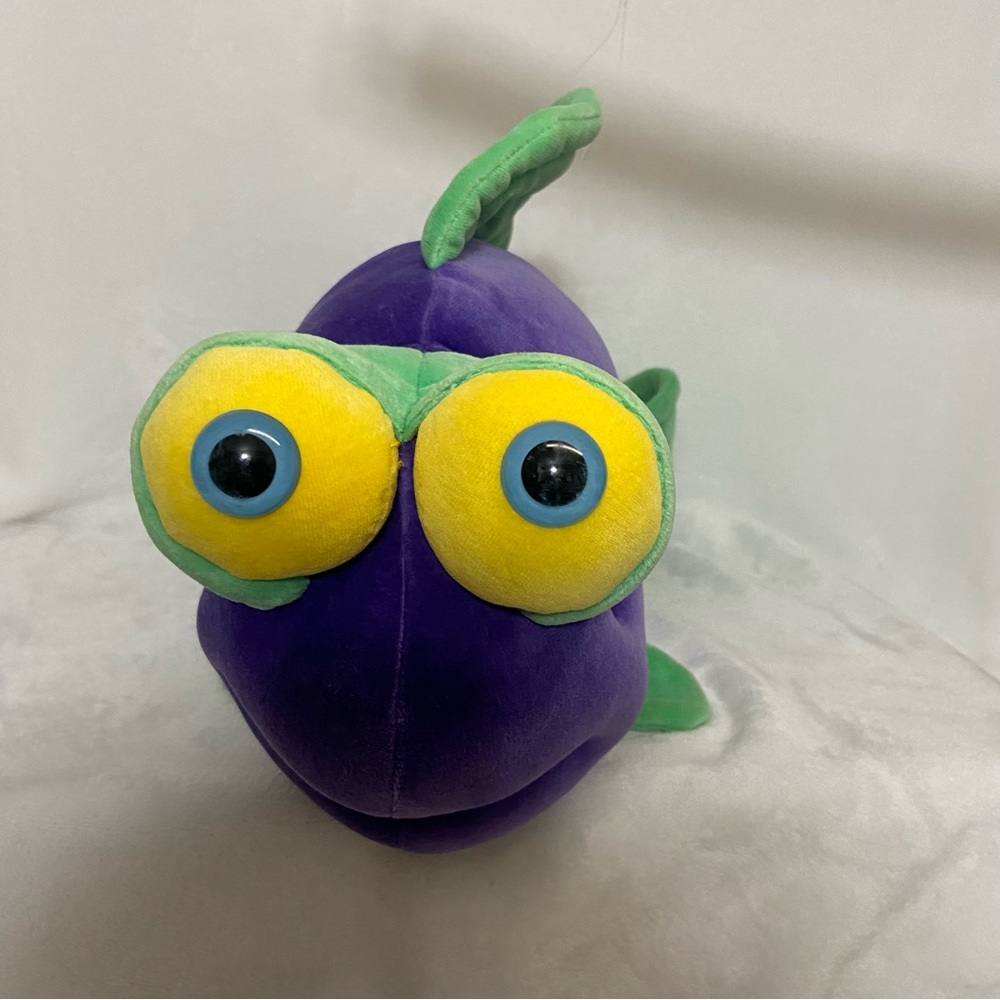 Funny Friends Jennifer Mazur Stuffed Animal Plush Purple yellow green trout
Soft